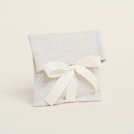 Beauty Home ΠΟΥΓΚΙ ΜΕ ΚΟΡΔΕΛΑ 12 x 17 cm ΚΕΝΤΗΜΑ ΡΟΜΒΟΣ ΓΚΡΙ