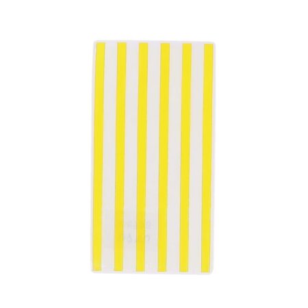 Beauty Home 10 Σακούλες με Κίτρινες Ρίγες 8,5x16cm – Κατάλληλες για Τρόφιμα