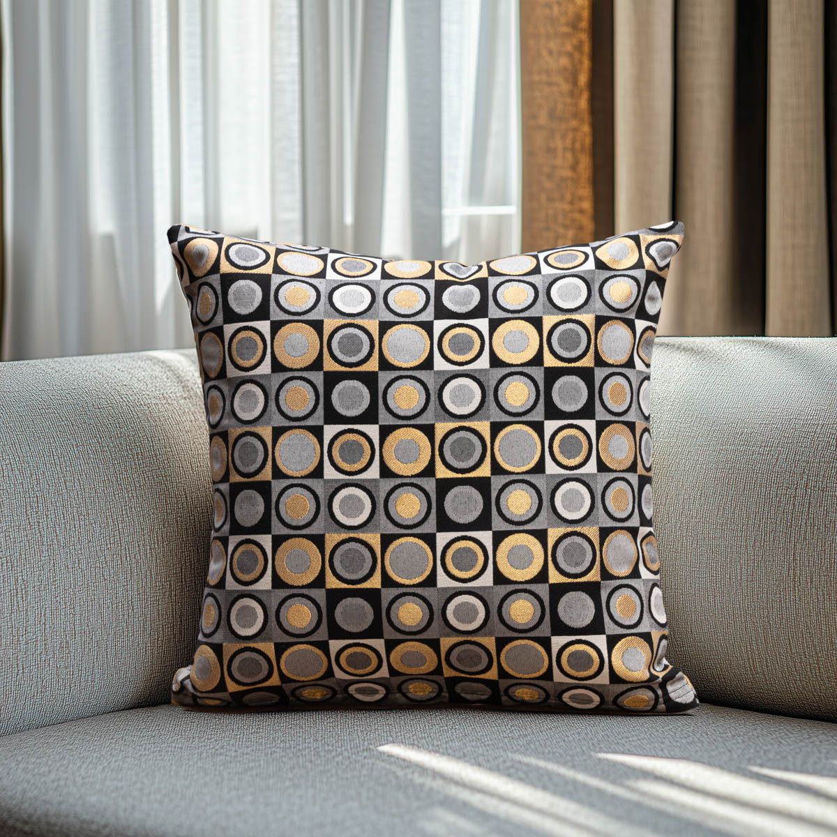 Beauty Home ΜΑΞΙΛΑΡΟΘΗΚΗ ΣΤΟΦΑ ROUND CIRCLE LUXURY - Image 2