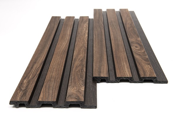 PS PANEL ΜΕ 3D ΠΗΧΑΚΙΑ 54 PIANO 12/122/2900mm WALNUT/DARK BROWN NewPlan
