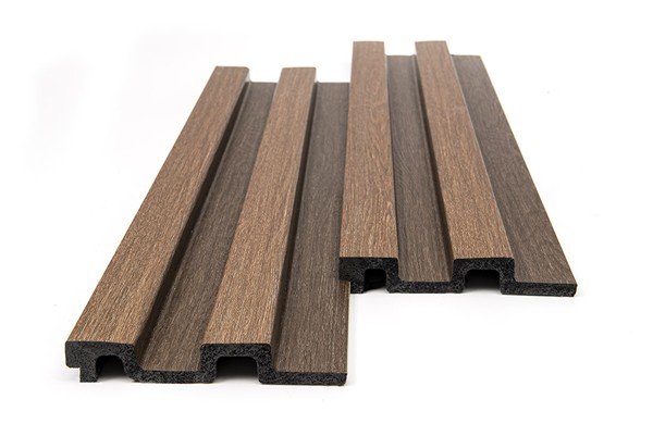 PS PANEL ΜΕ 3D ΠΗΧΑΚΙΑ 14 RESIDENCE 21/122 mm GOLDEN/BROWN OAK NewPlan