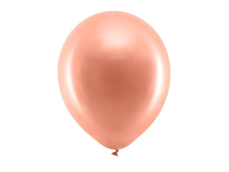 Beauty Home ΜΠΑΛΟΝΙΑ ΡΟΖ ΧΡΥΣΟ 30 CM  10 TEM