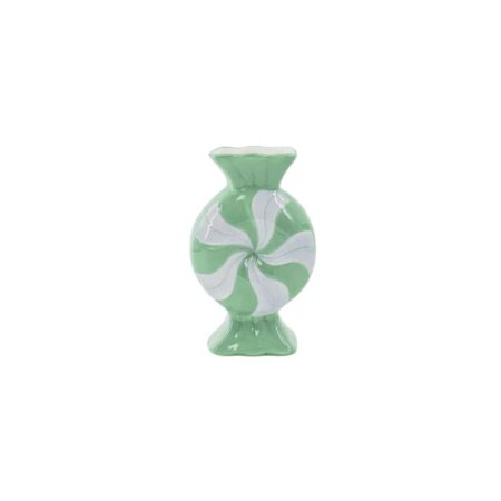 Beauty Home Βάζο “καραμέλα” – Λιλά/ Μέντα 12×6,5x20cm