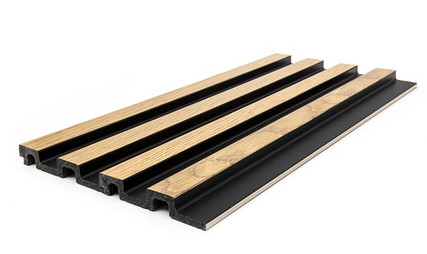 PS PANEL ΜΕ 3D ΠΗΧΑΚΙΑ F4 RESIDENCE 21/122 mm NAT.OAK/BLACK NewPlan - Image 4