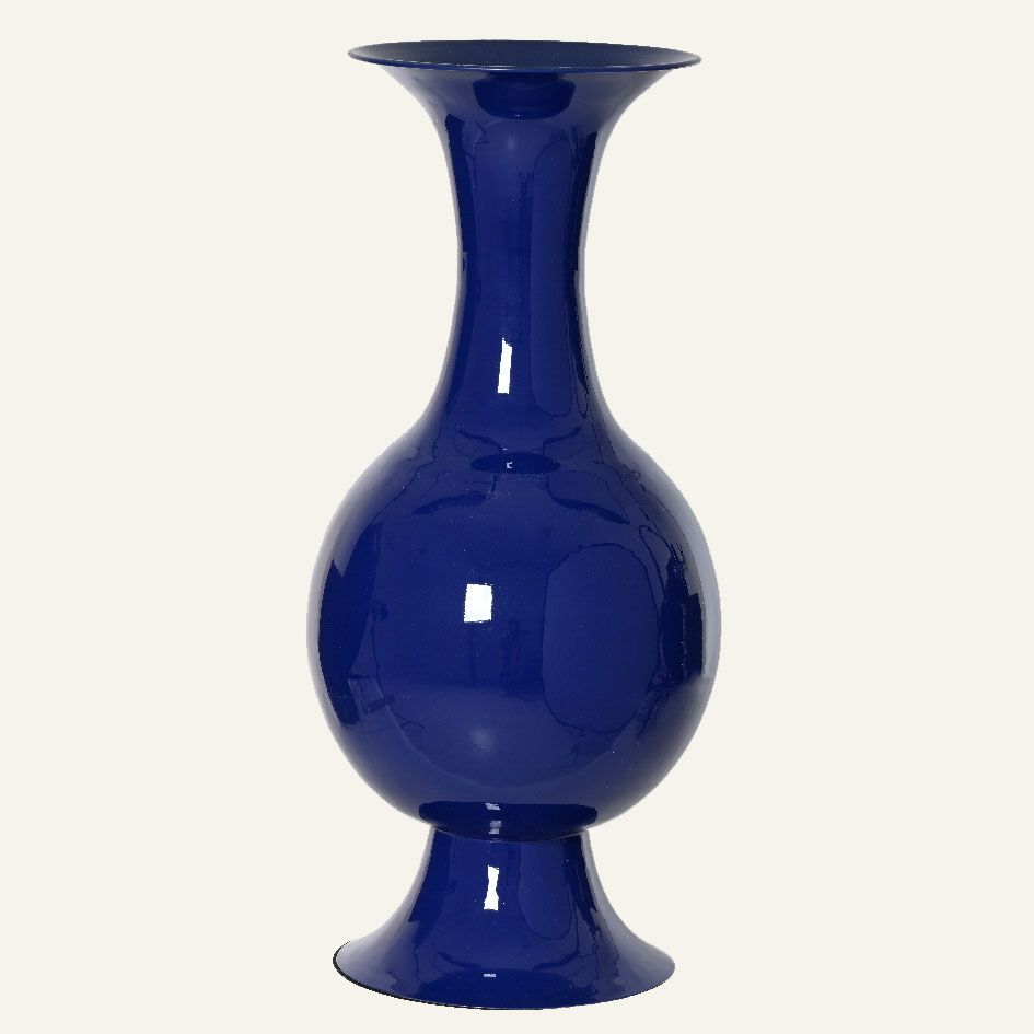 Beauty Home Μεταλλικό Βάζο Μπλε 77 x 39 cm - Image 2