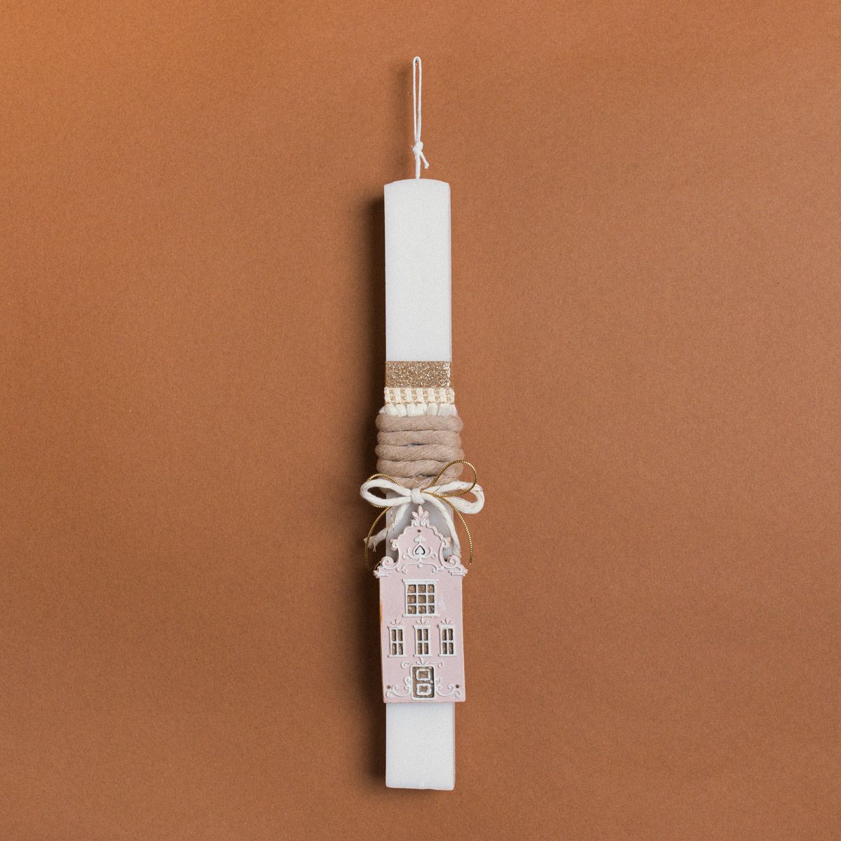 Beauty Home ΛΑΜΠΑΔΑ 33cm ΜΠΙΣΚΟΤΟΣΠΙΤΟ ΡΟΖ ΣΕ ΣΥΣΚΕΥΑΣΙΑ ΔΩΡΟΥ - Image 4