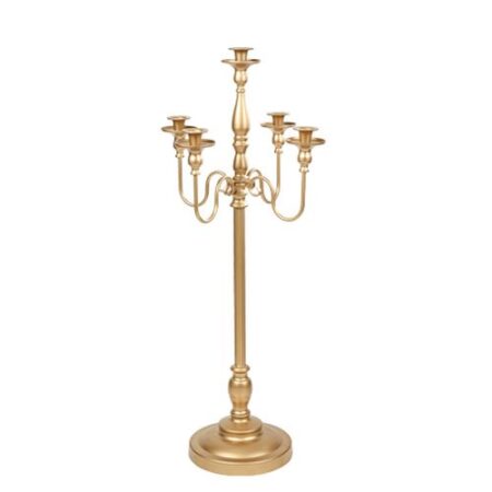 Beauty Home Κηροπήγιο μεταλλικό Prestige – Χρυσό 40 x 90 cm