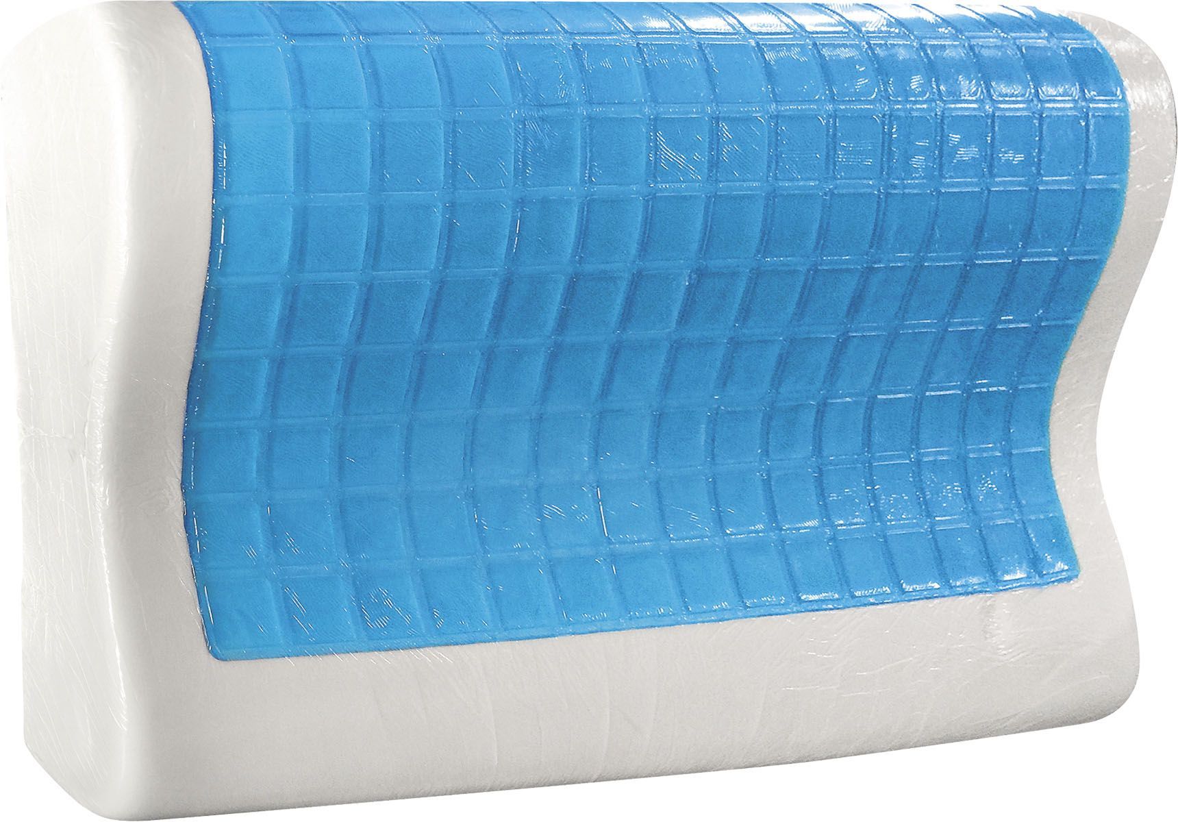 Beauty Home Μαξιλάρι ύπνου Gel Memory Foam Art 4028 Μέτριο 58x38x12 Λευκό - Image 2