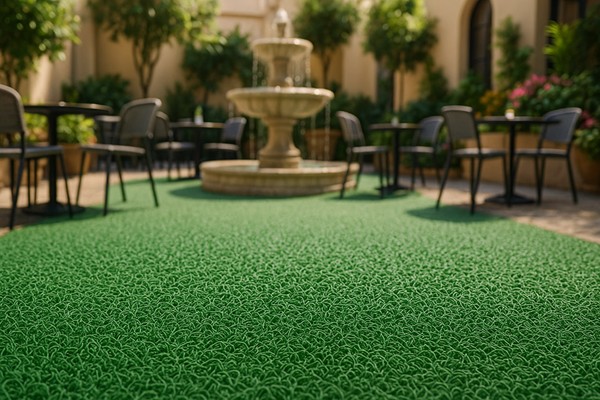 ΠΛΑΣΤΙΚΟ ΔΑΠΕΔΟ SPAGHETTI 12mm GREEN 1.22M NewPlan - Image 2