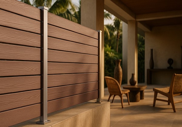 WPC ΠΕΡΙΦΡΑΞΗΣ ΝΕΑΣ ΓΕΝΙΑΣ 21/120mm TEAK 90155 NewPlan - Image 5