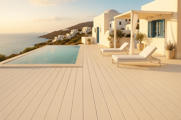 DECK-WPC ΔΑΠΕΔΟΥ 23/140mm WHITE 40130 NewPlan - Image 4