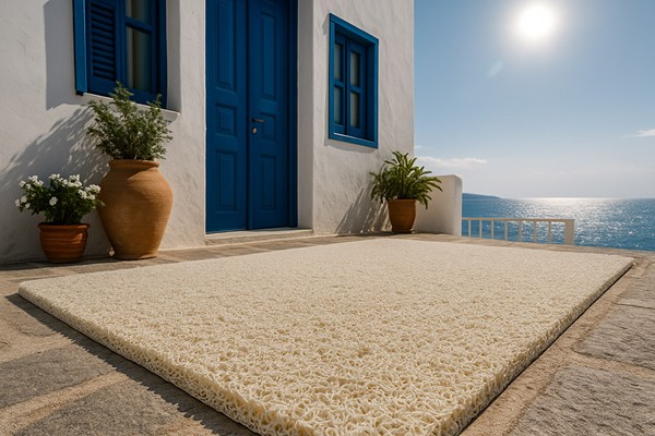 ΠΛΑΣΤΙΚΟ ΔΑΠΕΔΟ SPAGHETTI 12mm WHITE 1.22M NewPlan - Image 3