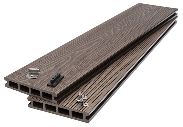 DECK-WPC ΔΑΠΕΔΟΥ ΝΕΑΣ ΓΕΝΙΑΣ 25/146mm D.BROWN 80110 NewPlan - Image 4