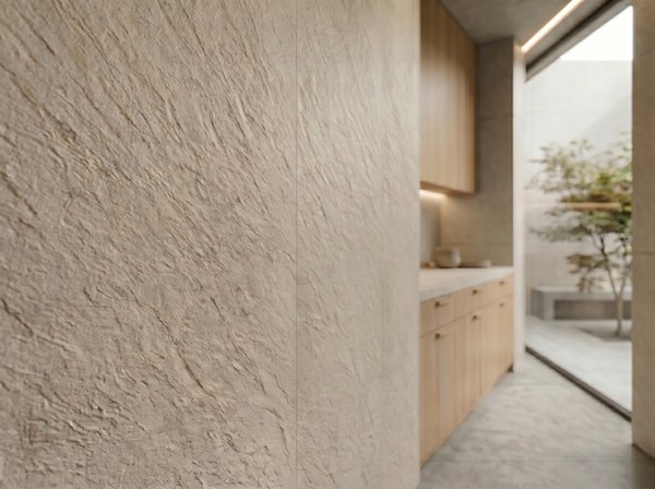 GIGA PANEL 1200/2800mm (ΣΕΤ 2ΤΜΧ) ΕΥΚΑΜΠΤΗ ΠΕΤΡΑ 101020 SLATE BEIGE WHITE NewPlan - Image 2