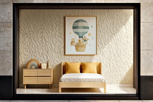 PANEL 114020 (ΚΙΒ 8ΤΜΧ) ΕΥΚΑΜΠΤΗΣ ΠΕΤΡΑΣ 600/1200mm STAR MOON STONE BEIGE WHITE NewPlan - Image 4