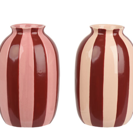 Beauty Home Χριστουγεννιάτικο Διακοσμητικό Βάζο Stoneware Ø13,6 x 21 cm