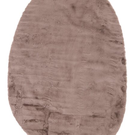 Γούνινο Χαλί Bunny OVAL BUNNY CANVAS BEIGE Royal Carpet - 170 x 240 cm