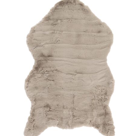 Γούνινο Χαλί Bunny SHAPE BUNNY CANVAS TAUPE Royal Carpet - 80 x 120 cm
