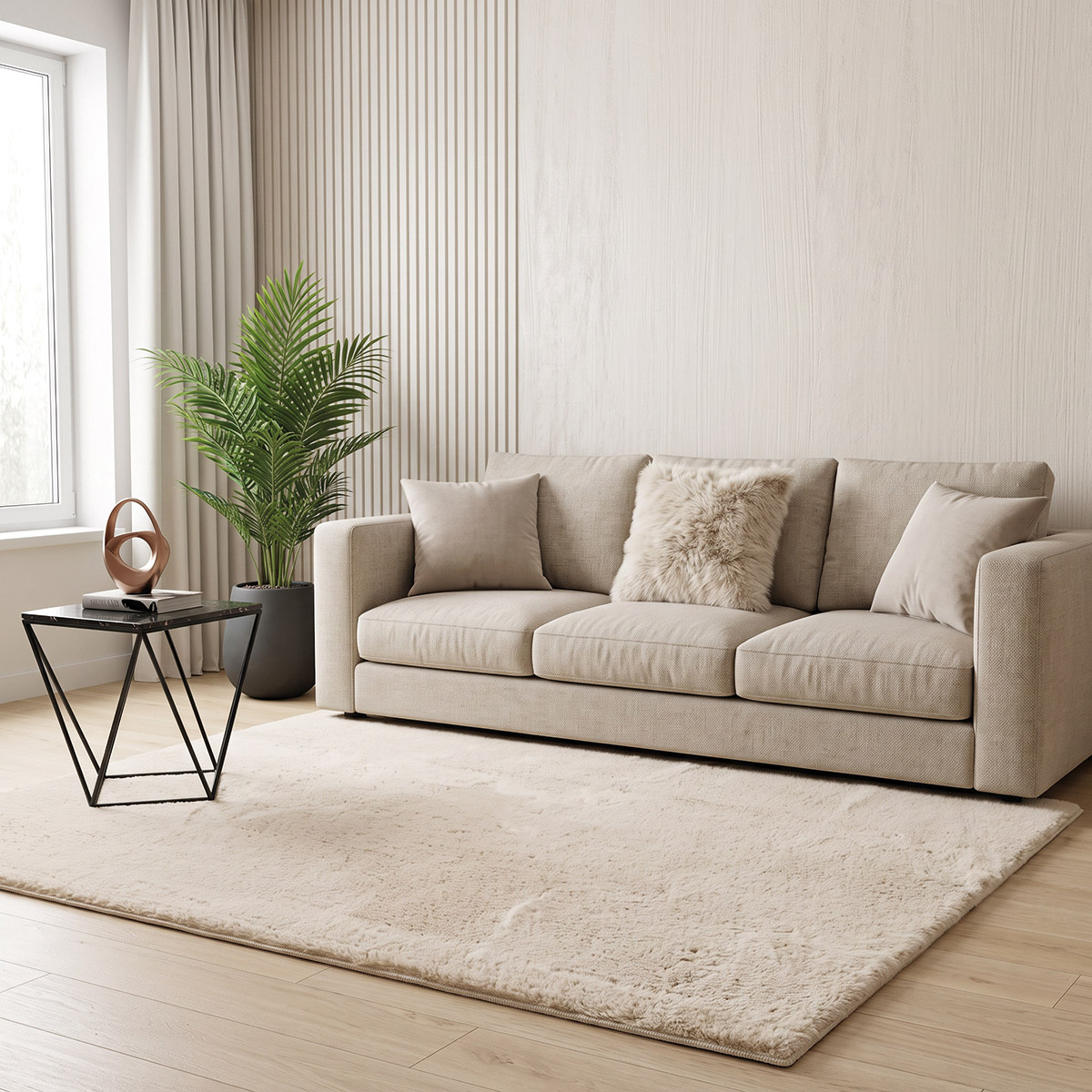 Beauty Home Χαλί Rabbit Art 9641 Εκρού