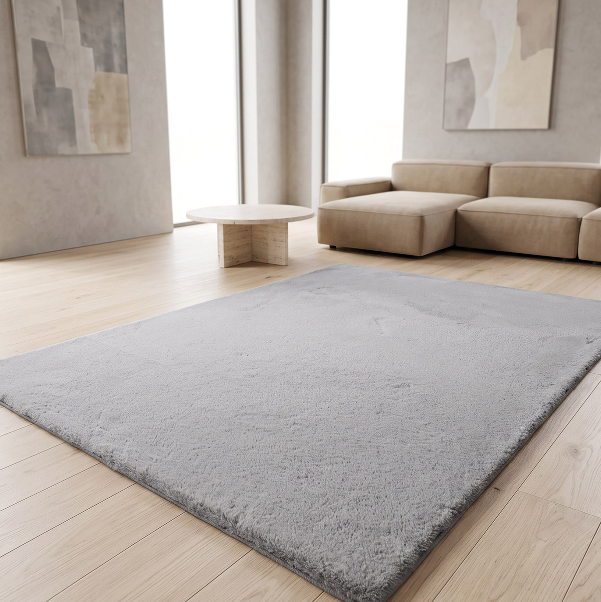 Beauty Home Χαλί Rabbit Art 9643 Γκρι