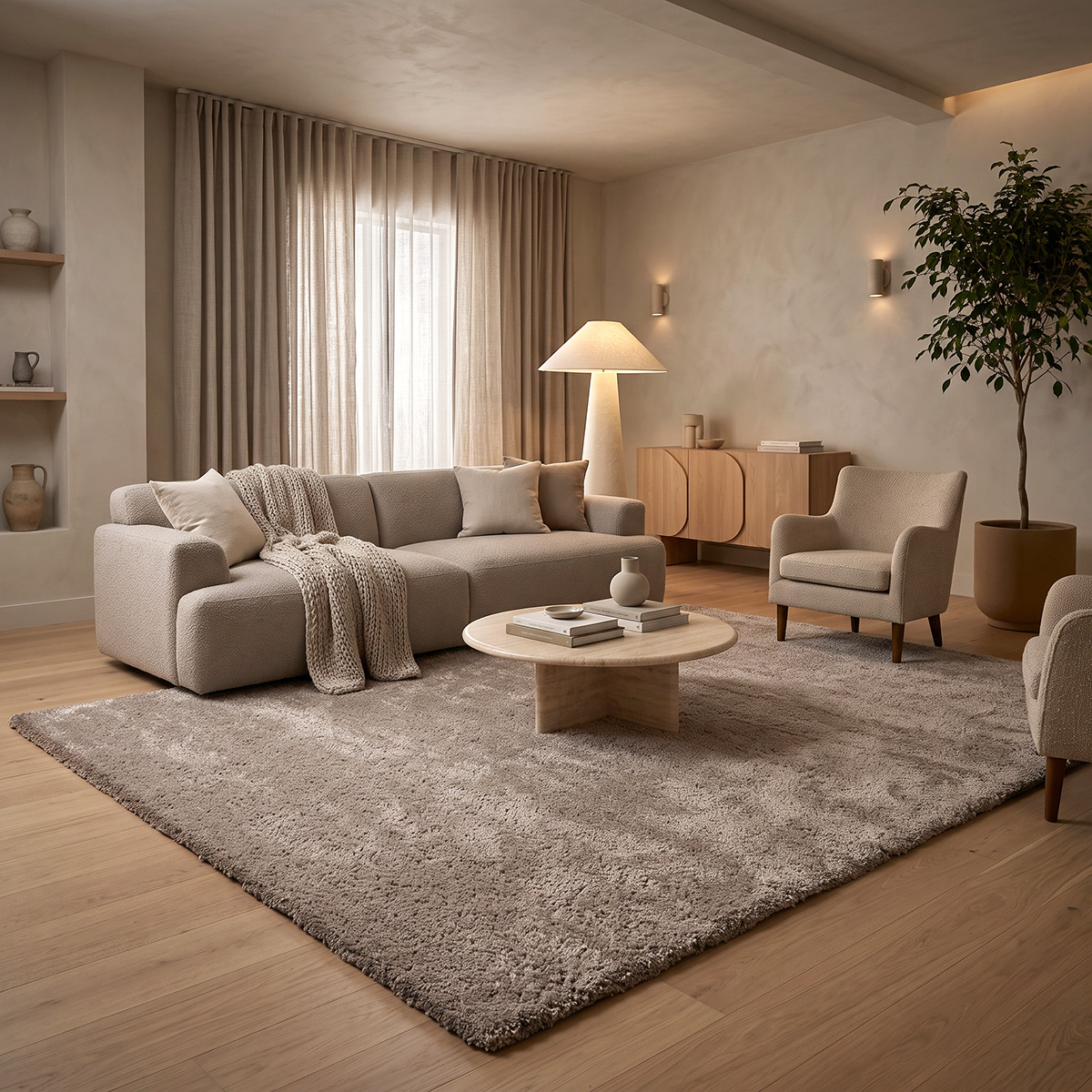 Beauty Home Σετ Κρεβατοκάμαρας 3τμχ Flame Art 9665 (67x140+67x140+67x220) Μόκα - Image 2
