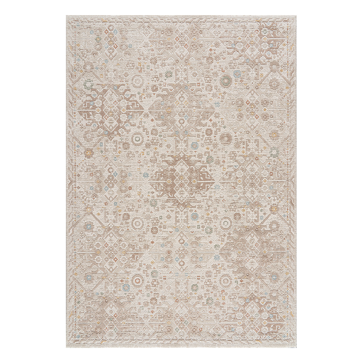 Beauty Home Σετ Κρεβατοκάμαρας 3τμχ Mirage Art 9844 (67x140+67x140+67x220) Κρεμ,Μόκα