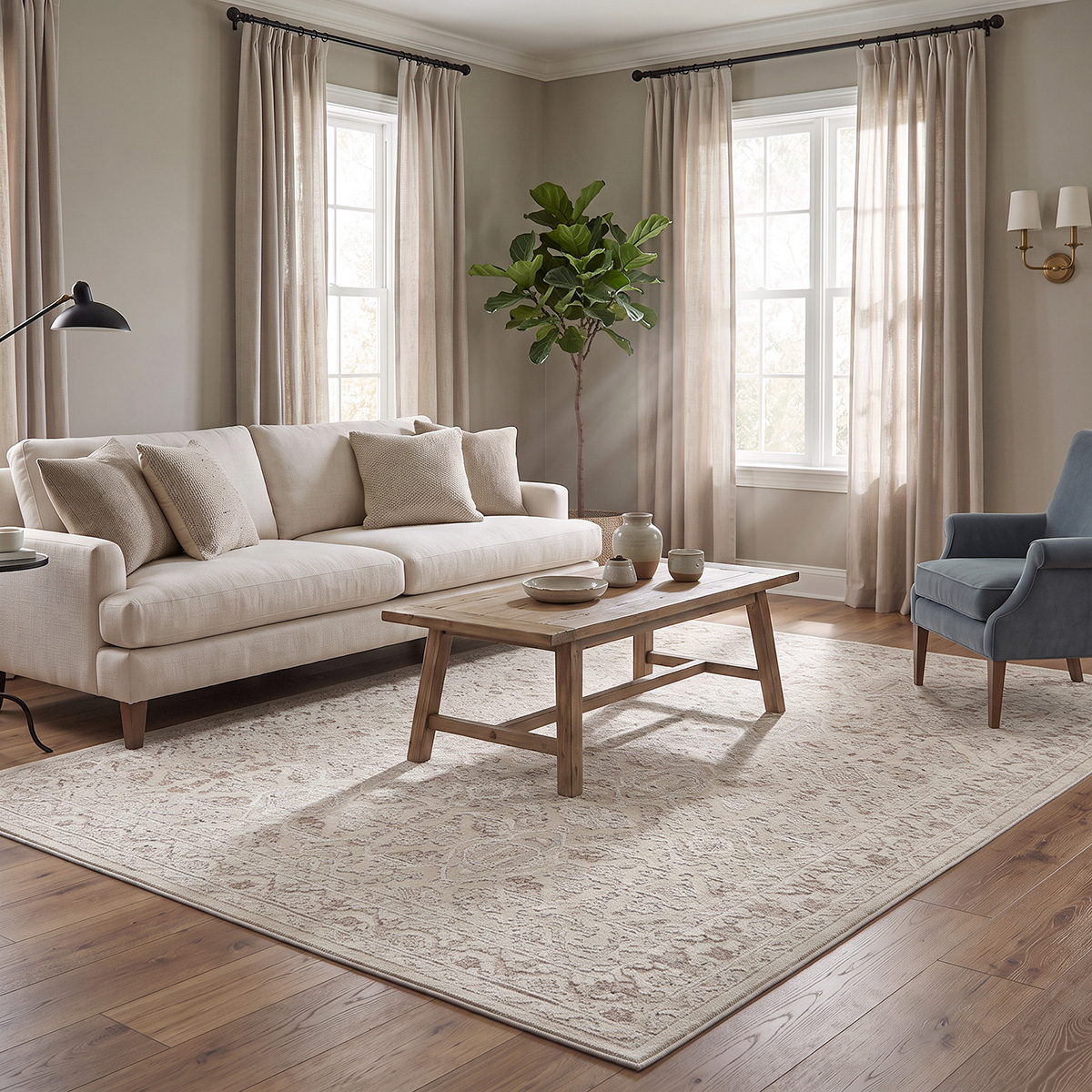 Beauty Home Διάδρομος με το μέτρο Mirage Art 9845 67cm Κρεμ,Μπεζ - Image 2