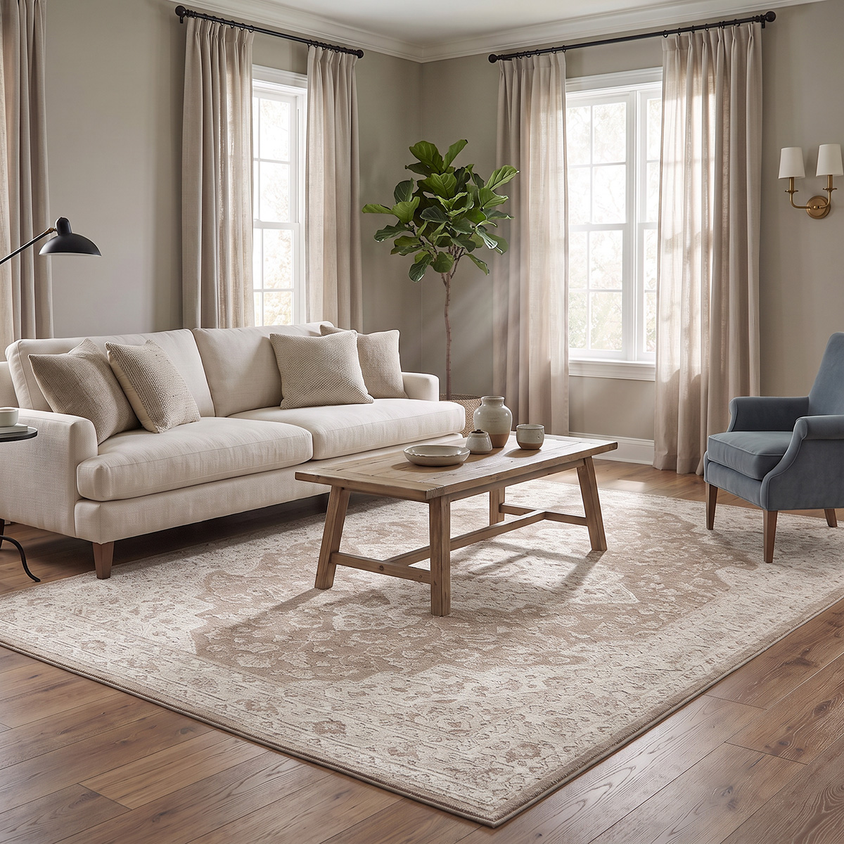Beauty Home Σετ Κρεβατοκάμαρας 3τμχ Mirage Art 9847 (67x140+67x140+67x220) Κρεμ,Μόκα - Image 2